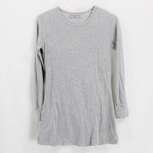 NATIONAL JEAN COMPANY Gray Vintage 1990s Long Sleeve T-Shirt